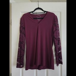 💜Gorgeous Plum INC Blouse